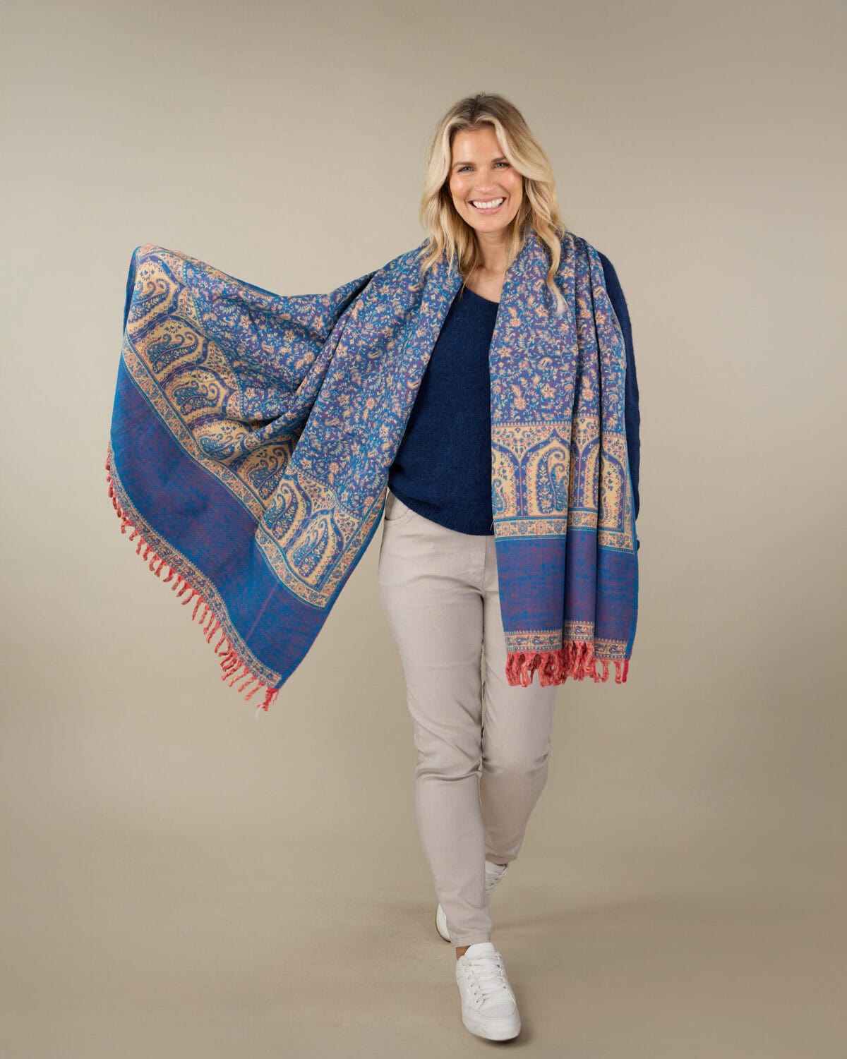 Yak wool shawl | Peony Fashion