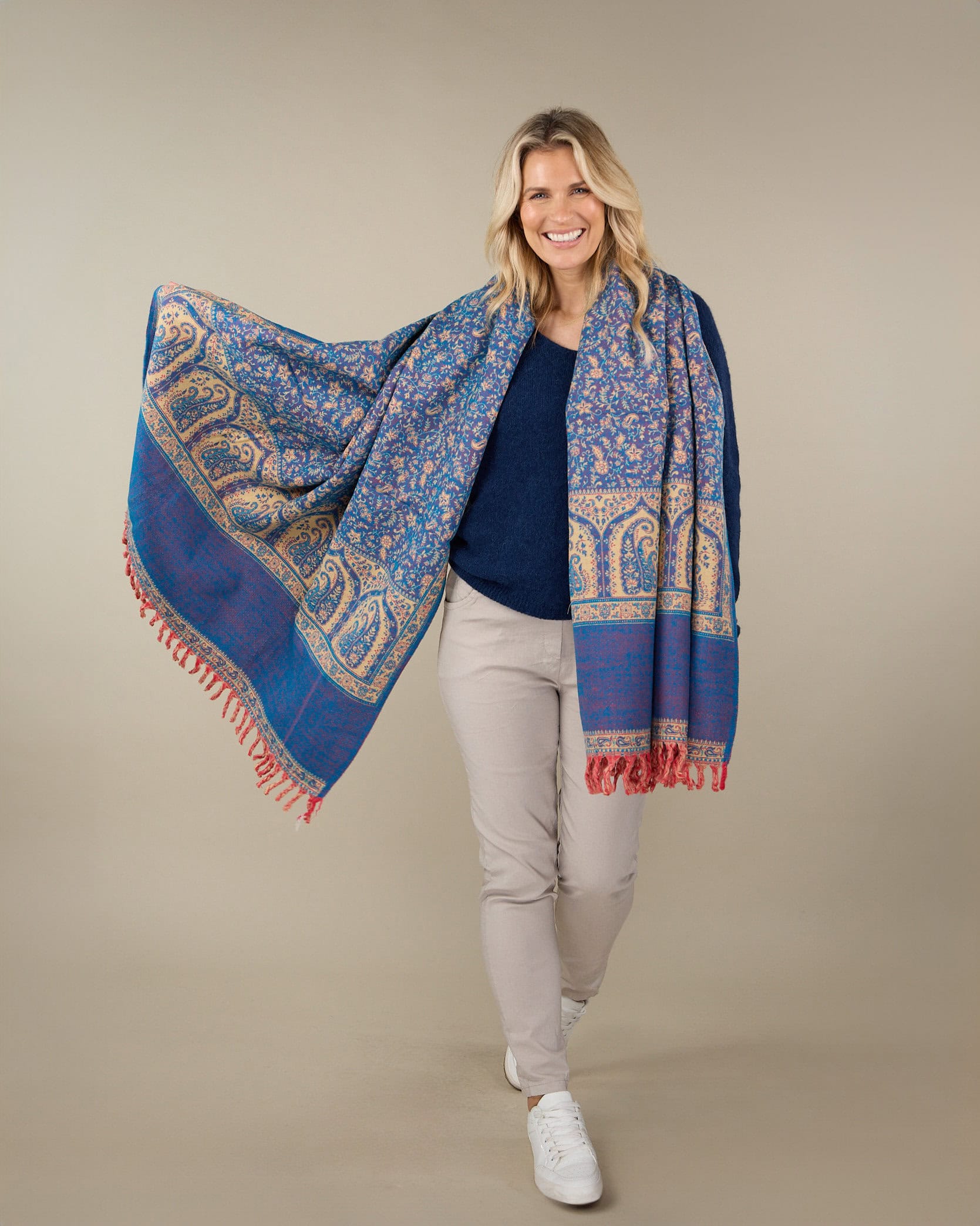 Yak wool shawl | Peony Fashion