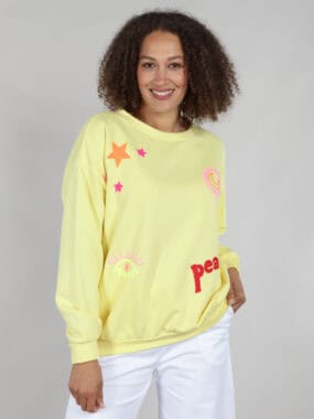 Peace cotton blend sweatshirt