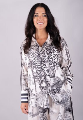 Safari Leopard Print Shirt