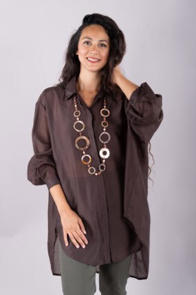 Oversized Sheer Shirt