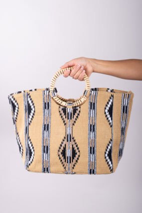 Embellished Aztec Handbag