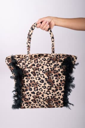 Leopard Shopper Tote Bag