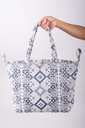 Aztec Embellished Tote Shoulder Bag