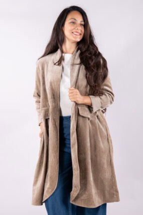 Casual Open Velvet Coat