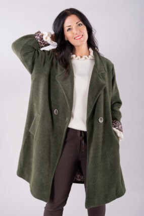 Mid Length Double Breasted Coat
