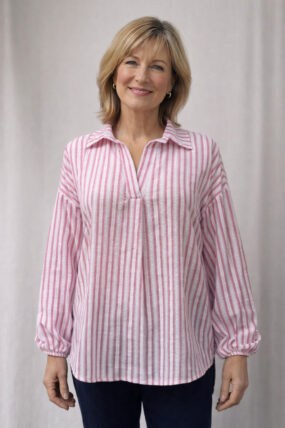 Stripe Cotton Blouse